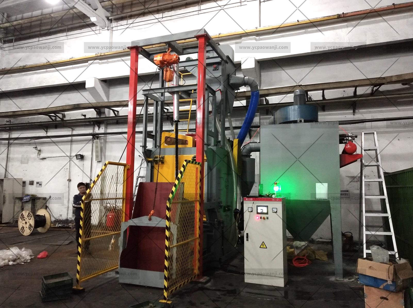 自動上料履帶式拋丸機(jī)如實(shí)進(jìn)行上料的